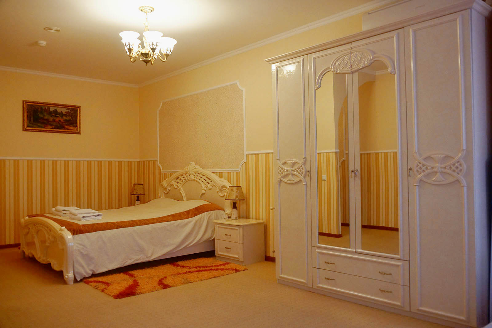 Senator Truskavets apartments bedroom
